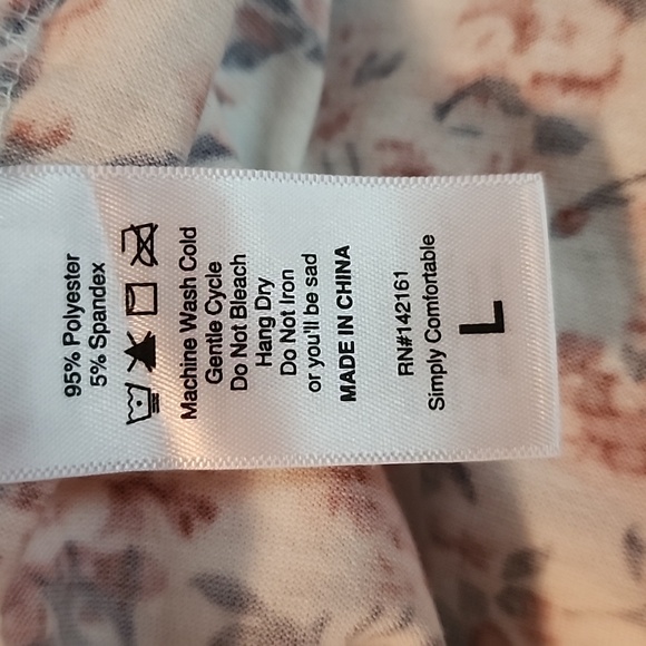 Lularoe Carly Swing Dress Size L - Picture 5 of 5